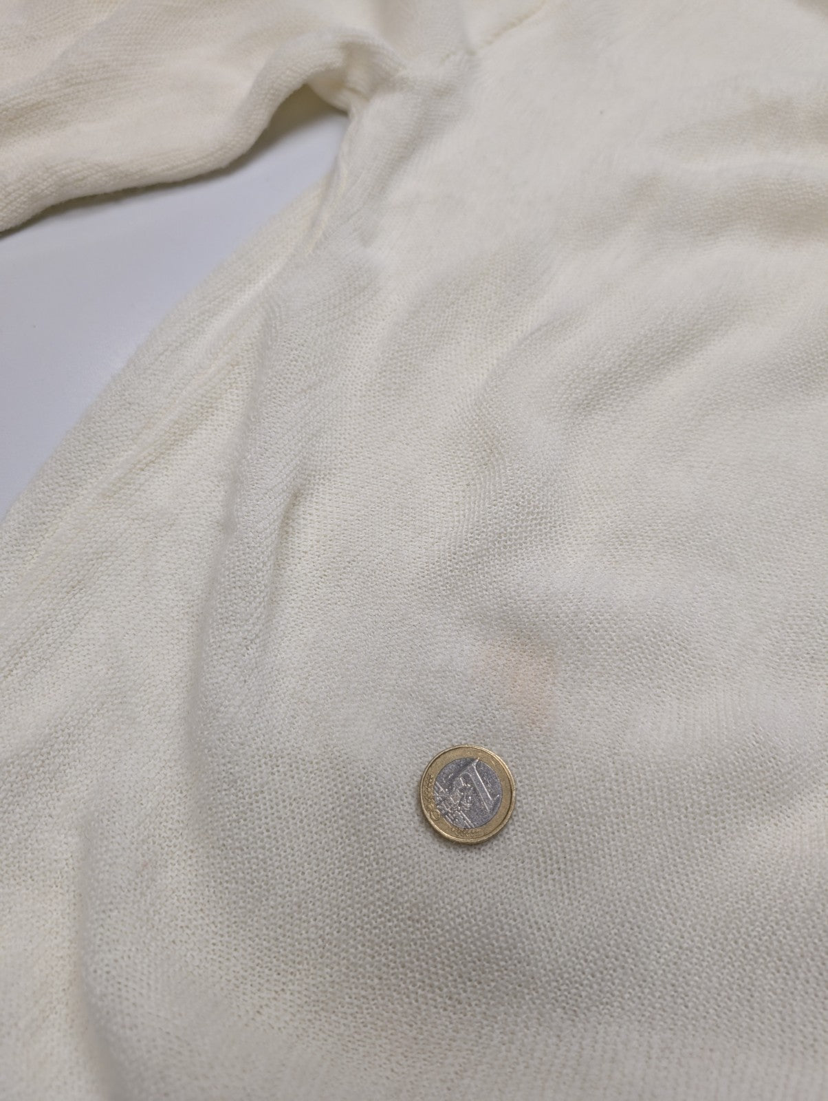 Pull London Fog Vintage Blanc Cassé - Made in USA - Taille XL/3XL - Rare