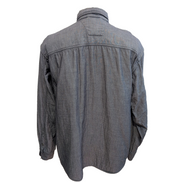 Surchemise Harley Davidson XL gris coton épais doublée boutons pression