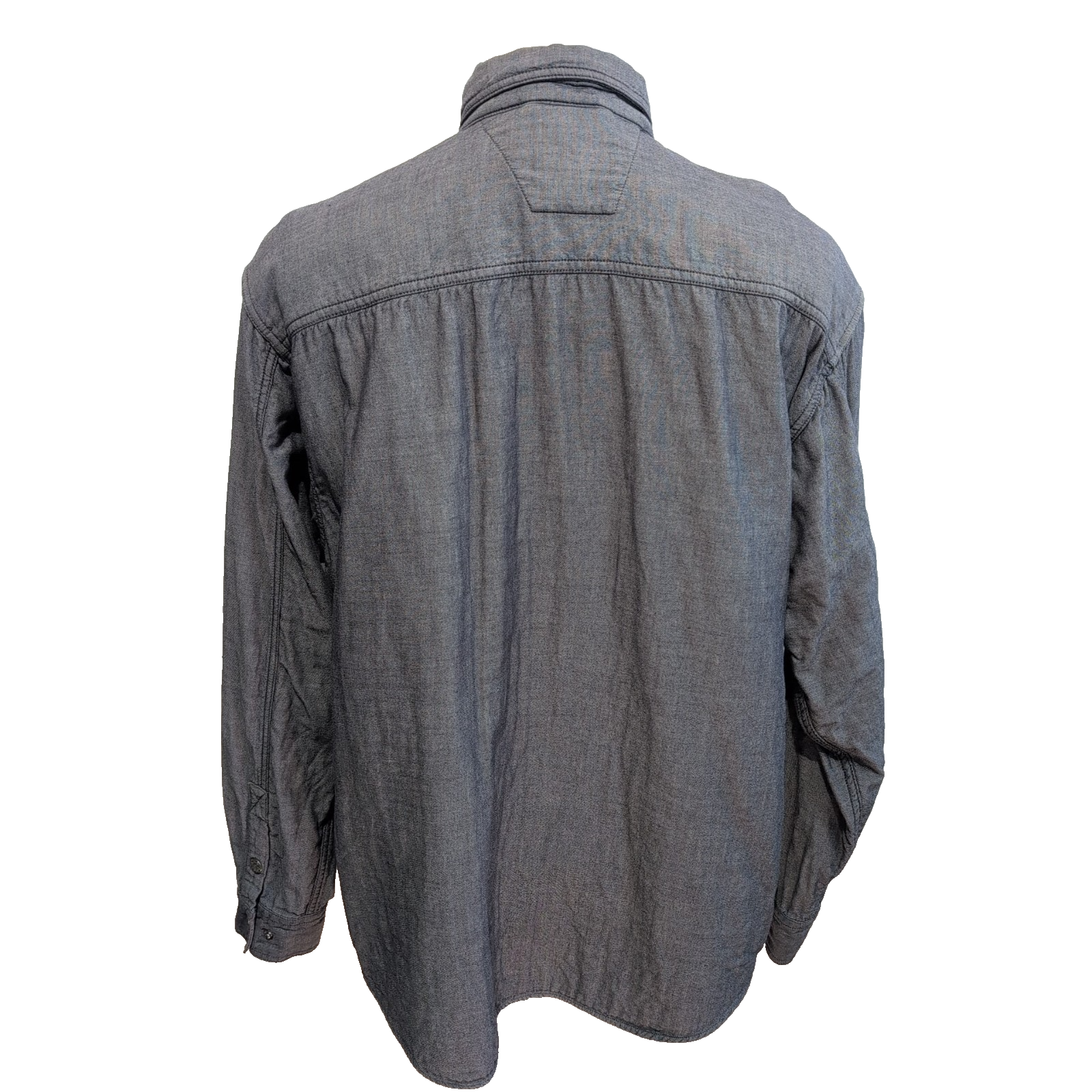 Surchemise Harley Davidson XL gris coton épais doublée boutons pression