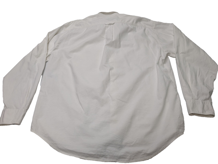 Chemise Dockers blanche unie 1 poche manches longues homme taille XL