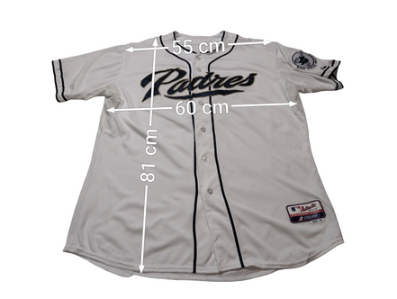 Chemise maillot de baseball vintage Padres Matt Kemp Majestic taille 48 / XL