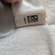 The North Face Sweat à Capuche Blanc Logo Bleu Marine - Taille M Femme