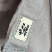 Chemise Wrangler gris uni manches courtes taille XXL #193e