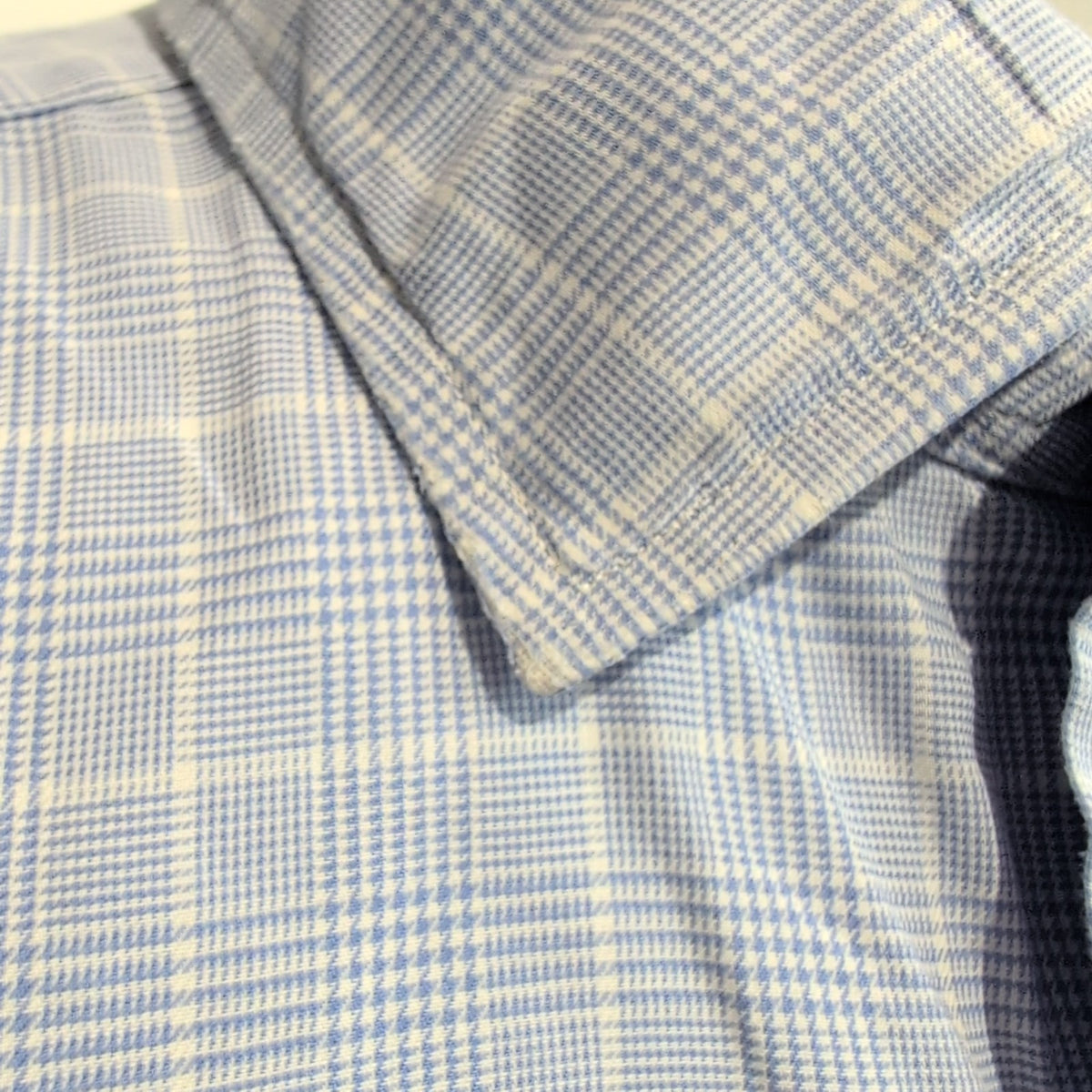 Chemise Polo Ralph Lauren Philip XL Made in Hong Kong Carreaux Bleu