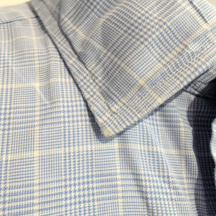 Chemise Polo Ralph Lauren Philip XL Made in Hong Kong Carreaux Bleu