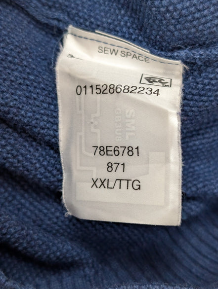 Gilet Tommy Hilfiger Bleu Marine Boutonné 2 Poches - Taille 3XL