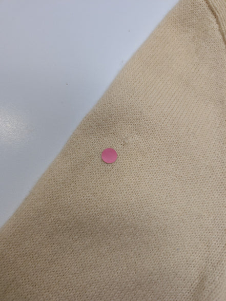 Pull Polo Ralph Lauren Col V 100% Laine d'Agneau Crème - Taille L
