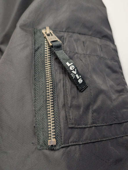 Levi's Blouson Veste Bomber Varsity Homme Noir L Chaud Doublure Orange | 300BSR