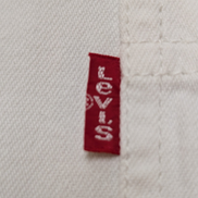CHEMISE LEVI'S Jean Blanc Denim XL TG Homme Vintage 2 Poches Coton