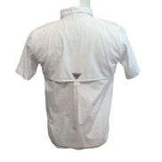 Chemise COLUMBIA PFG Enfant L Blanche Manches Courtes Technique 4 Poches