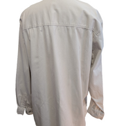 CHEMISE LEVI'S Jean Lourd Blanc Cassé XXL Homme Vintage Bouton Métal