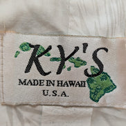 Chemise hawaïenne KY'S Made in Hawaii USA manches courtes taille XL #661 hawaien