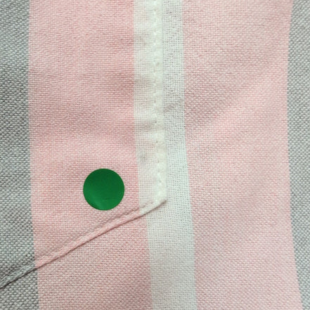 Chemise Levi's Laundered Oxford L rose rayures 2 poches manches courtes