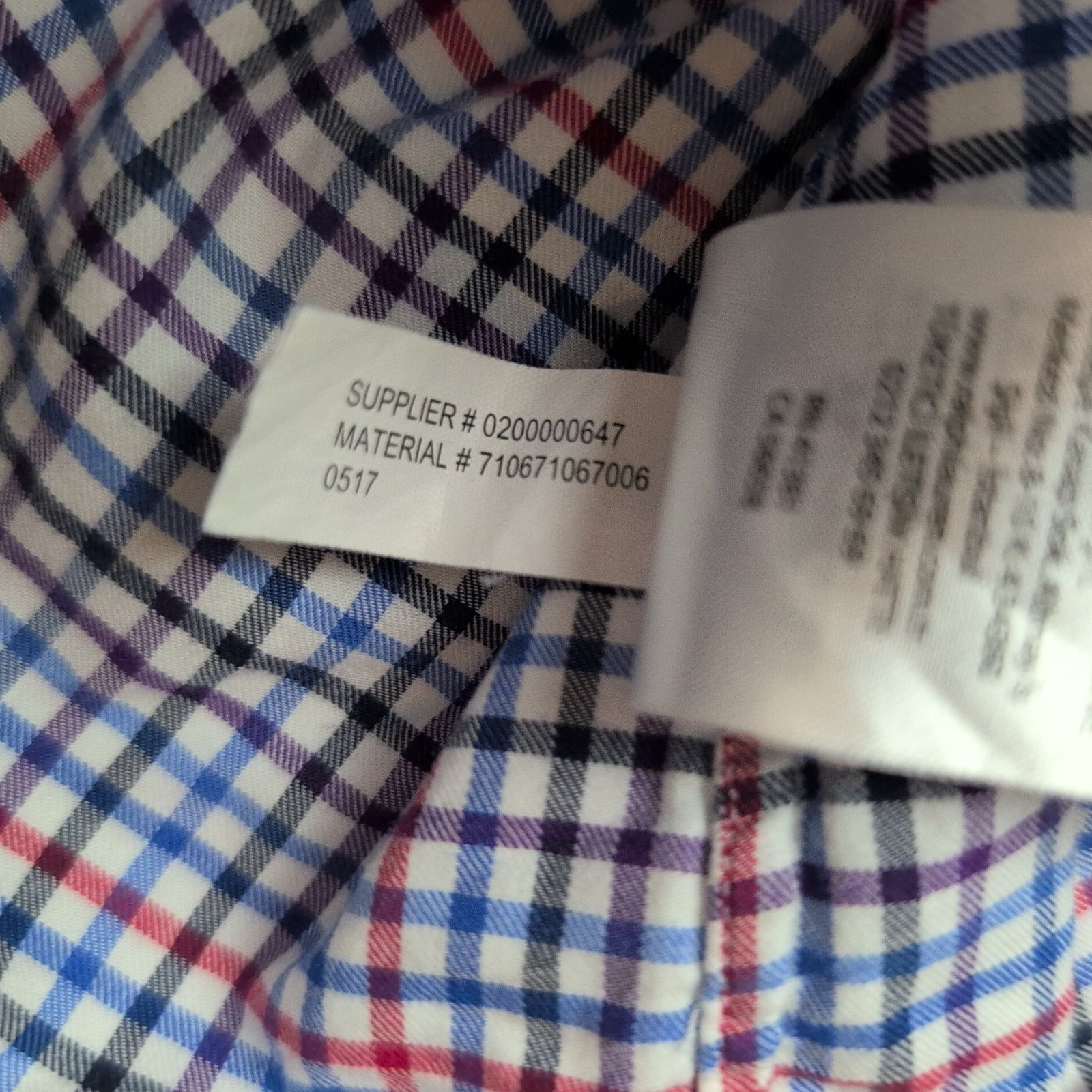 Chemise Ralph Lauren M Carreaux Bleu Rouge Logo Bleu Marine manches longues