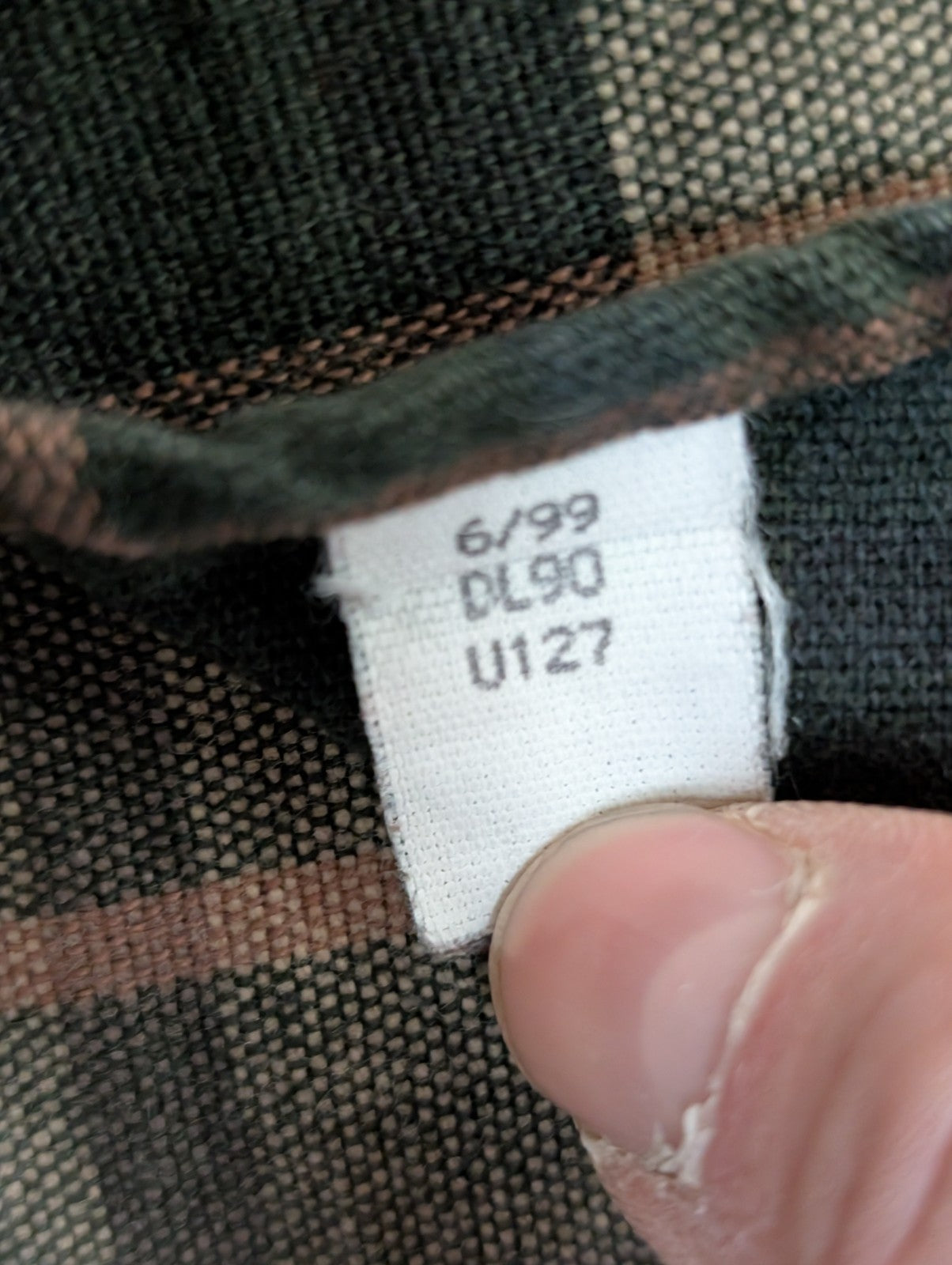 L.L. Bean Chamois Flanelle Coudes Réparés Vert Marron L USURE VINTAGE | 325S