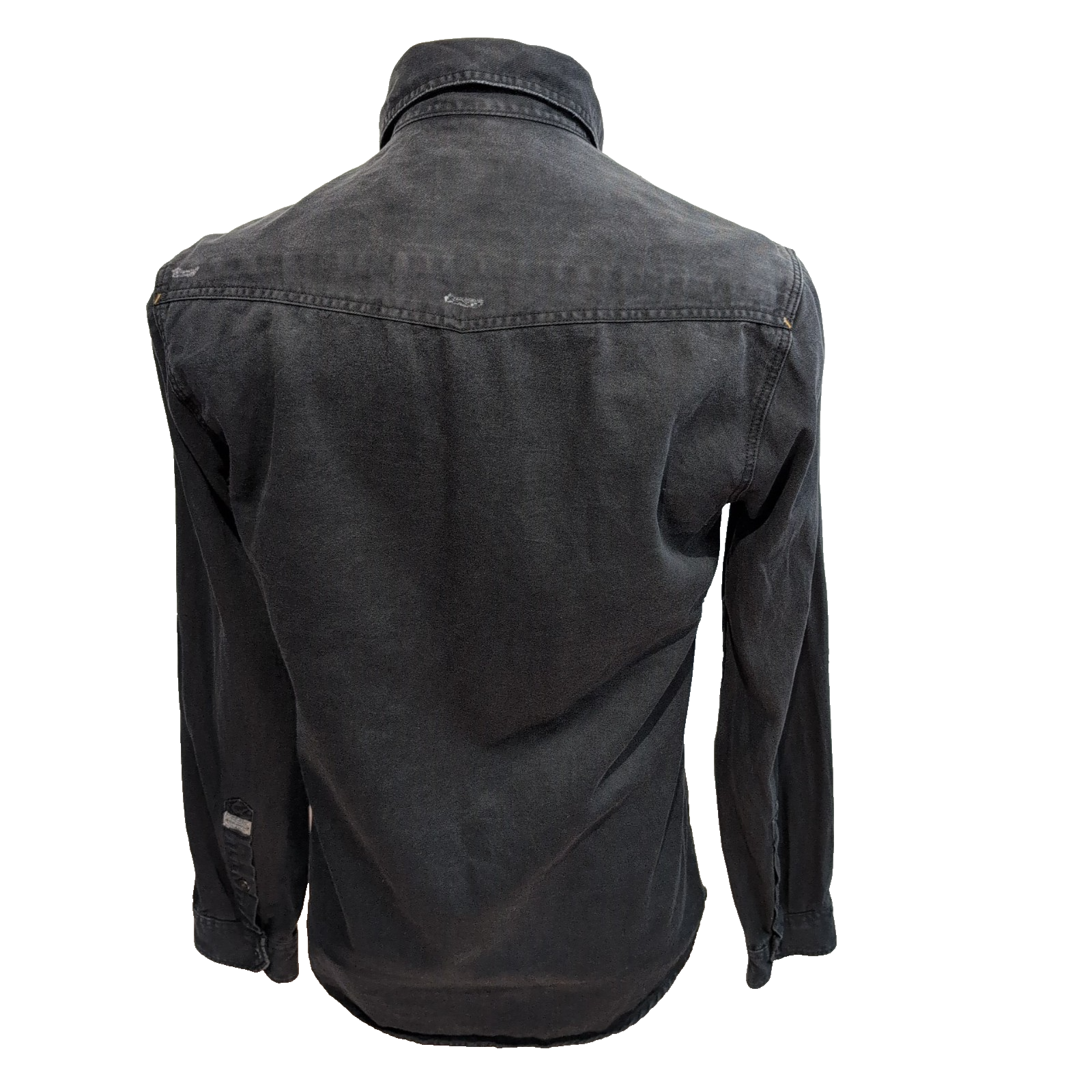 Chemise Jack & Jones Vintage Western Noir Style Vintage Jean Fin Taille S