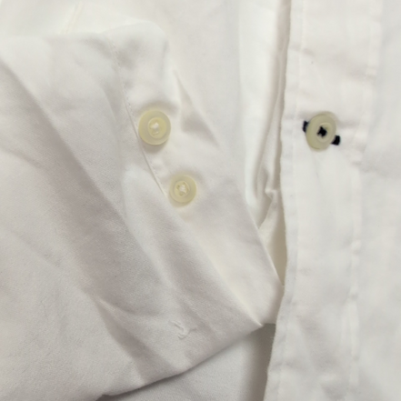 Chemise Nautica XL Blanche 100% Coton Logo Blanc manches longues