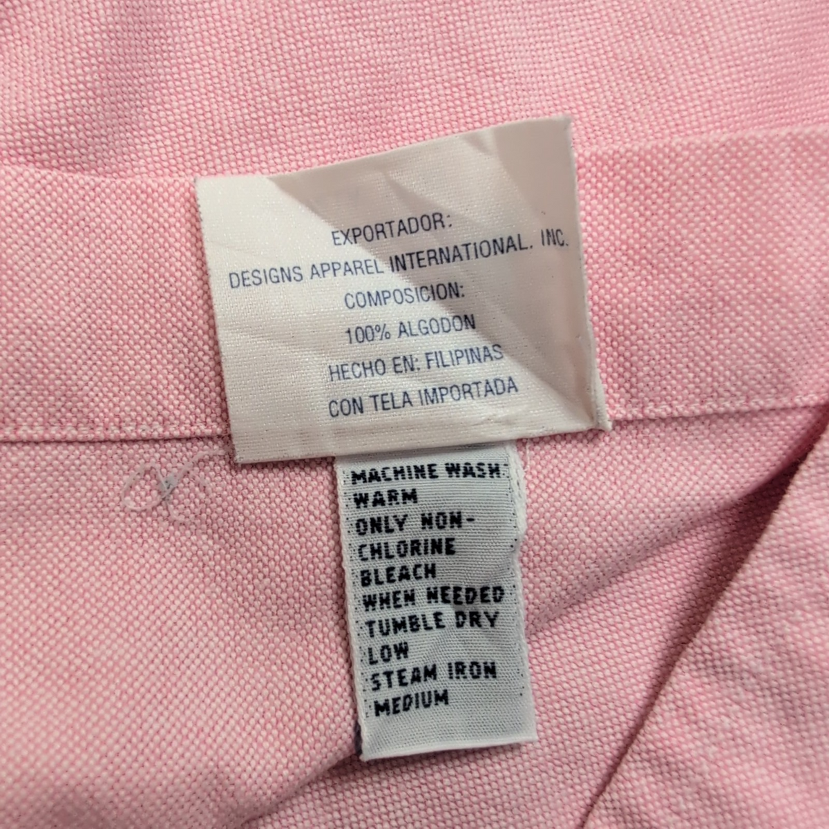 Chemise Ralph Lauren Yarmouth XL Rose Oxford Shirt Button Down Logo Marron