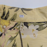 Chemise Hawaïenne Motif Fleurs et Cocotiers - Taille L