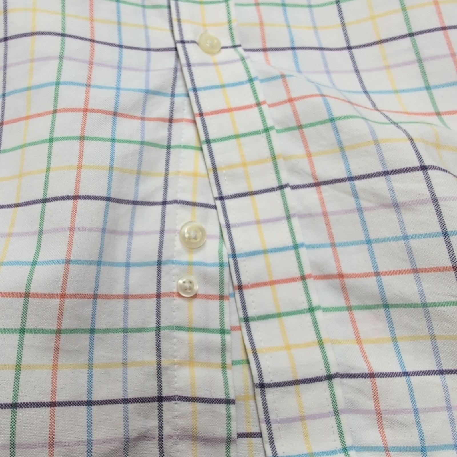Chemise Chaps Classic Fit carreaux multicolores manches longues 1 poche XL XXL