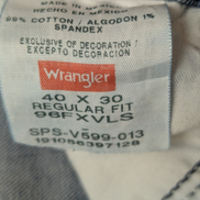 Jean Wrangler Vintage Regular Fit Homme W40 L30 Bleu Denim Stretch Confort