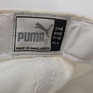 Casquette PUMA Colorado Rockies Vintage Blanche Logo Brodé Argent Bleu