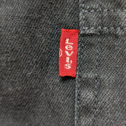 Chemise LEVI'S Jean Denim Noir Manches Longues Boutons Métal - Taille XL / XXL