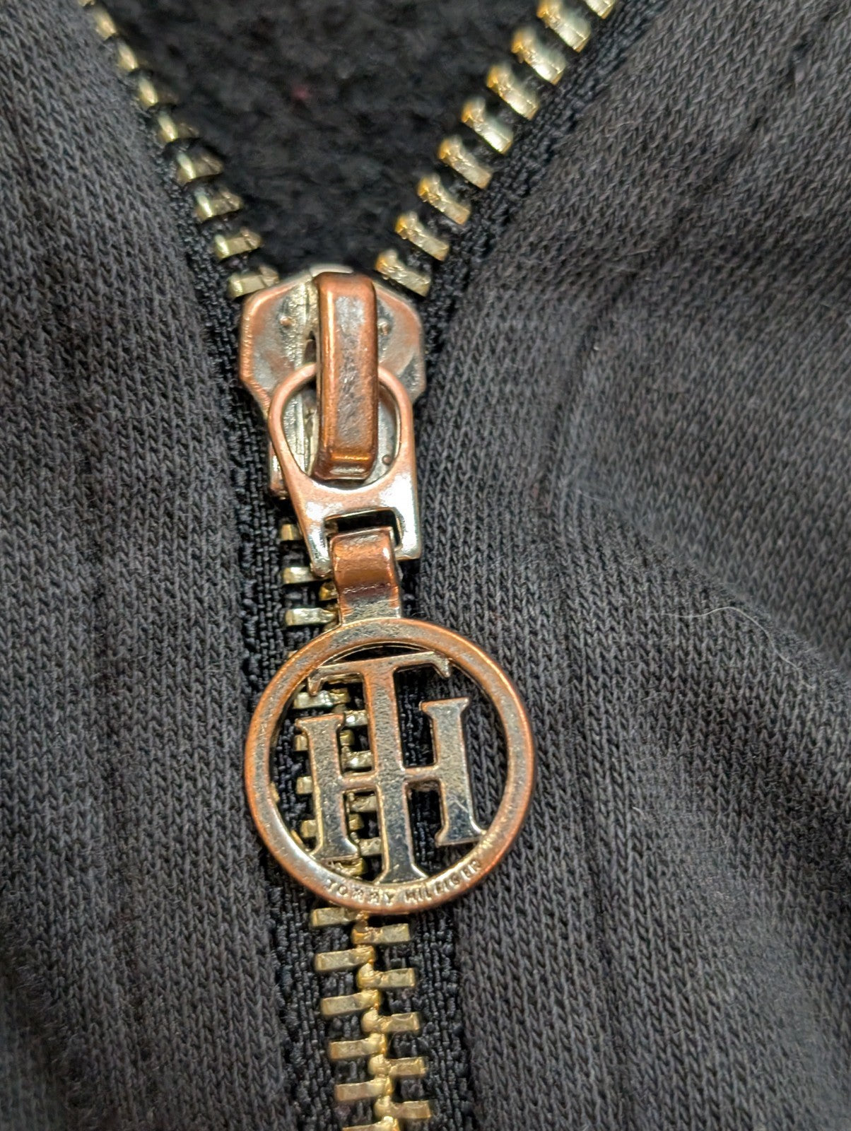Veste à Capuche Zippée Tommy Hilfiger Homme Noir S | Passes-Pouces