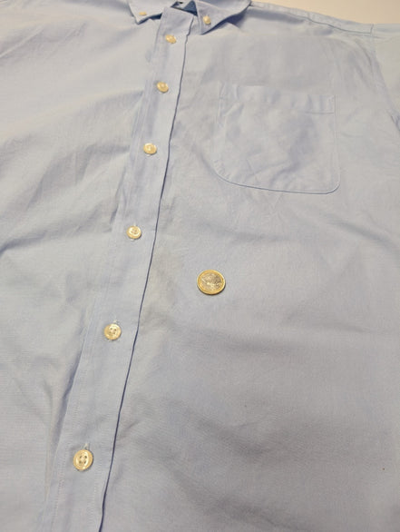 Chemise Nautica bleu clair uni taille L #132msch