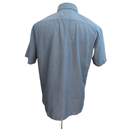 Chemise Dickies M Bleu Workwear Manches Courtes 2 Poches Logo Brodé