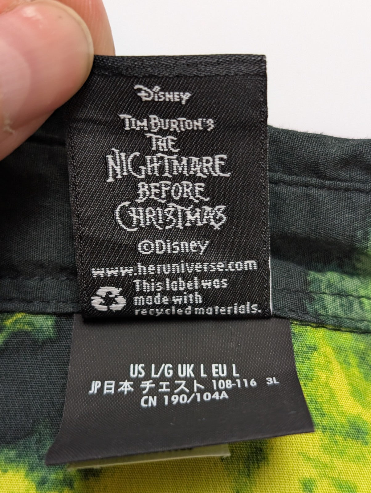Chemise hawaïenne Disney Universe manches courtes taille L #570 hawaienne