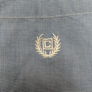 Chemise CHAPS bleue unie 1 poche manches courtes taille L homme
