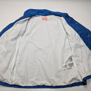 Veste Coach Jacket Levi's XXL Chicago Cubs Coupe-Vent Bleu Rare Vintage |207b