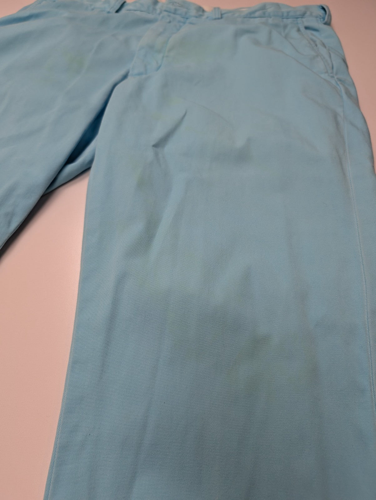 Pantalon Chino POLO RALPH LAUREN Bleu Turquoise 🏝️ Taille W36 (Taille 41cm) 🏝️
