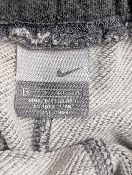 Pantalon Jogging NIKE VINTAGE Gris S (36/38) Femme Wide Leg 100% Coton Bande