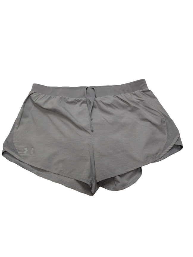 Short Under Armour HeatGear Gris avec Doublure - Femme Taille L
