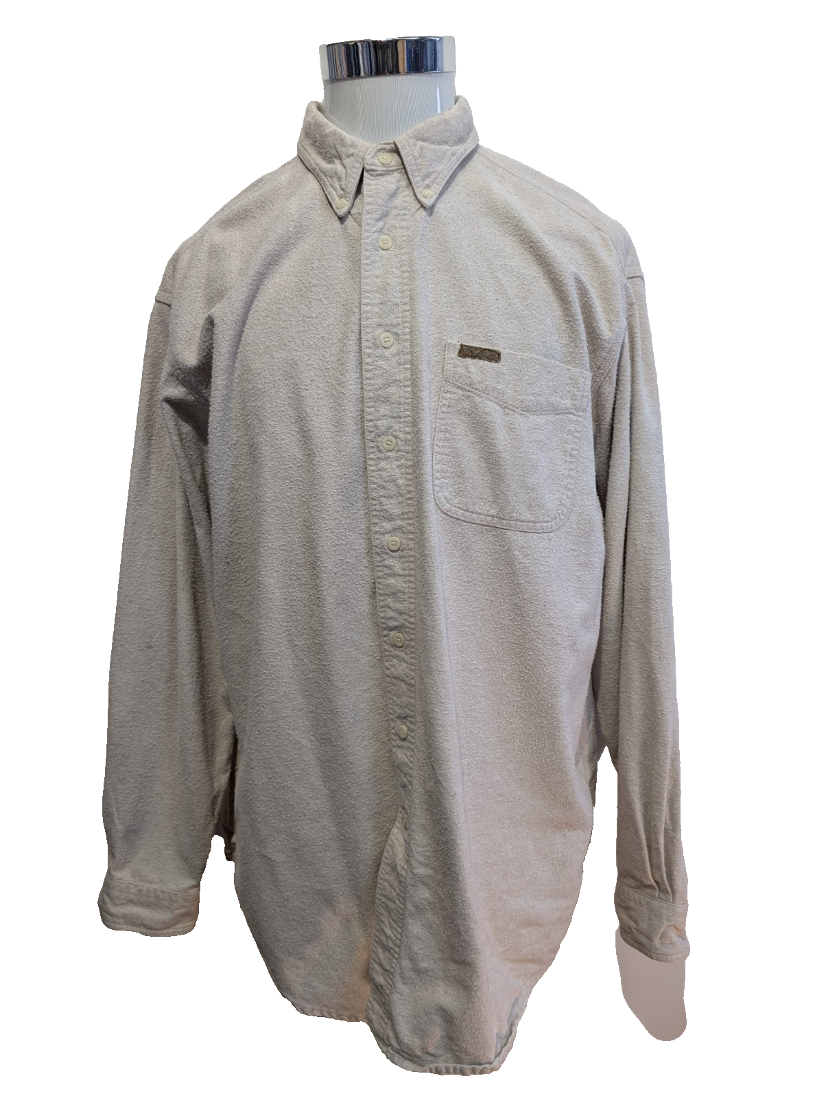 CHEMISE WOOLRICH FLANELLE CHAMOISETTE VINTAGE XL Crème Workwear