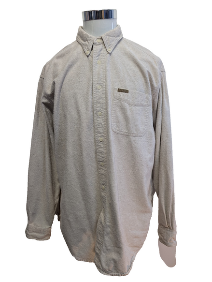 CHEMISE WOOLRICH FLANELLE CHAMOISETTE VINTAGE XL Crème Workwear