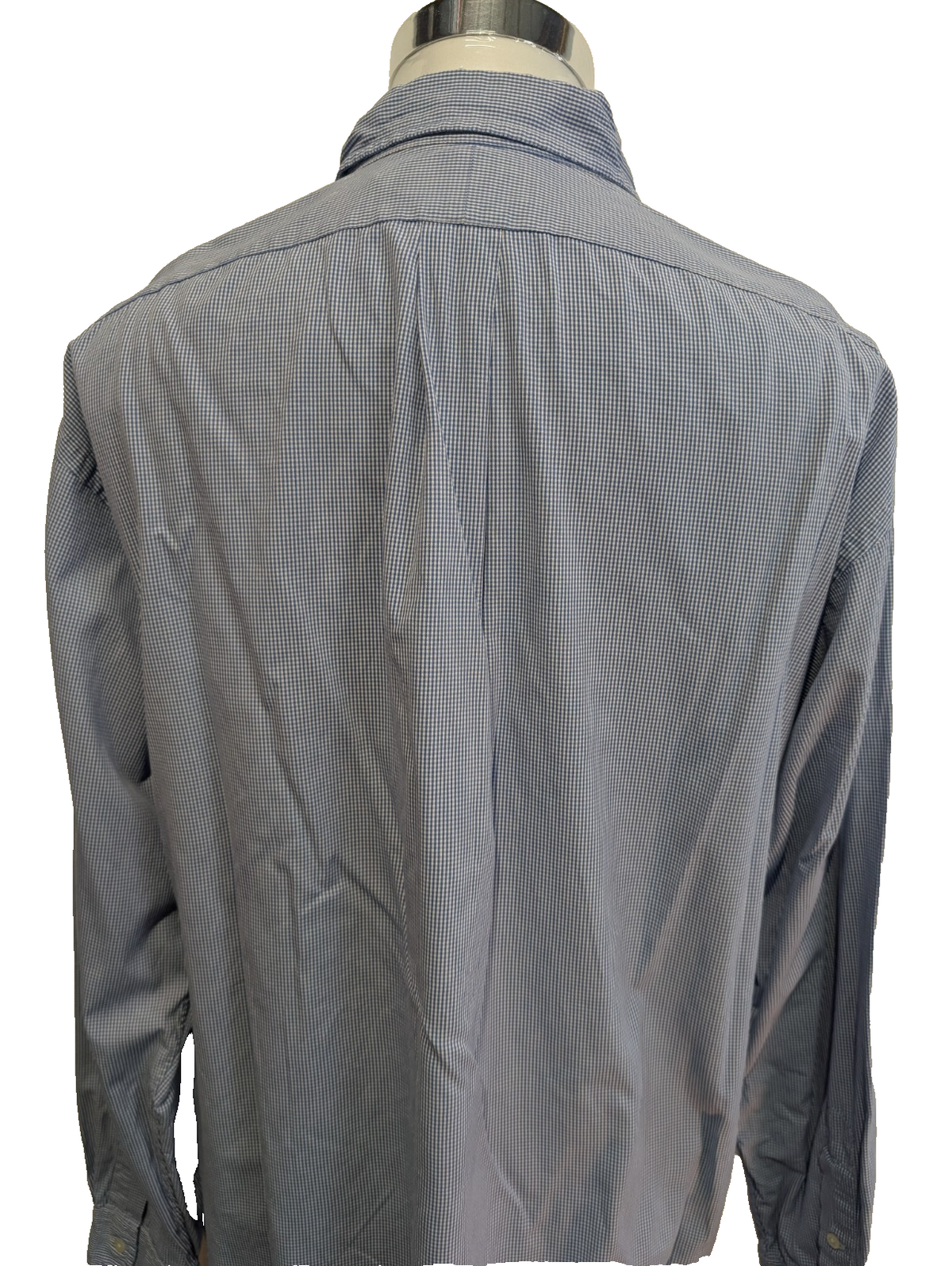 Chemise Polo Ralph Lauren Shirt L Custom Fit Rayée Bleu Blanc Button Down