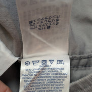 Chemise LANDS' END T.M Velours Côtelé Gris 71% Coton Classic Fit