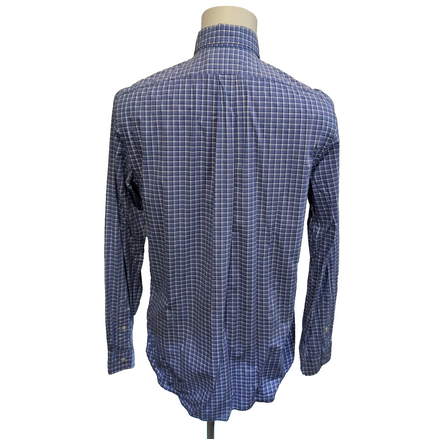 Chemise Ralph Lauren M Stretch Bleue Rose Carreaux Button Down Shirt