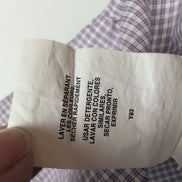 Chemise Tommy Hilfiger XL Violet Carreaux Regular Fit 100% Coton manches longues