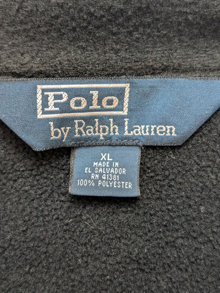 Polo Ralph Lauren Veste Polaire Noire Zippée XL Doublure Chaude