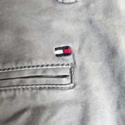 Pantalon chino Tommy Hilfiger stretch gris taille W30xL32 FR40 #50ct