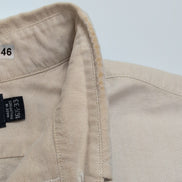 Chemise Ralph Lauren Yarmouth L XL Beige Crème Oxford Coton Logo Marron