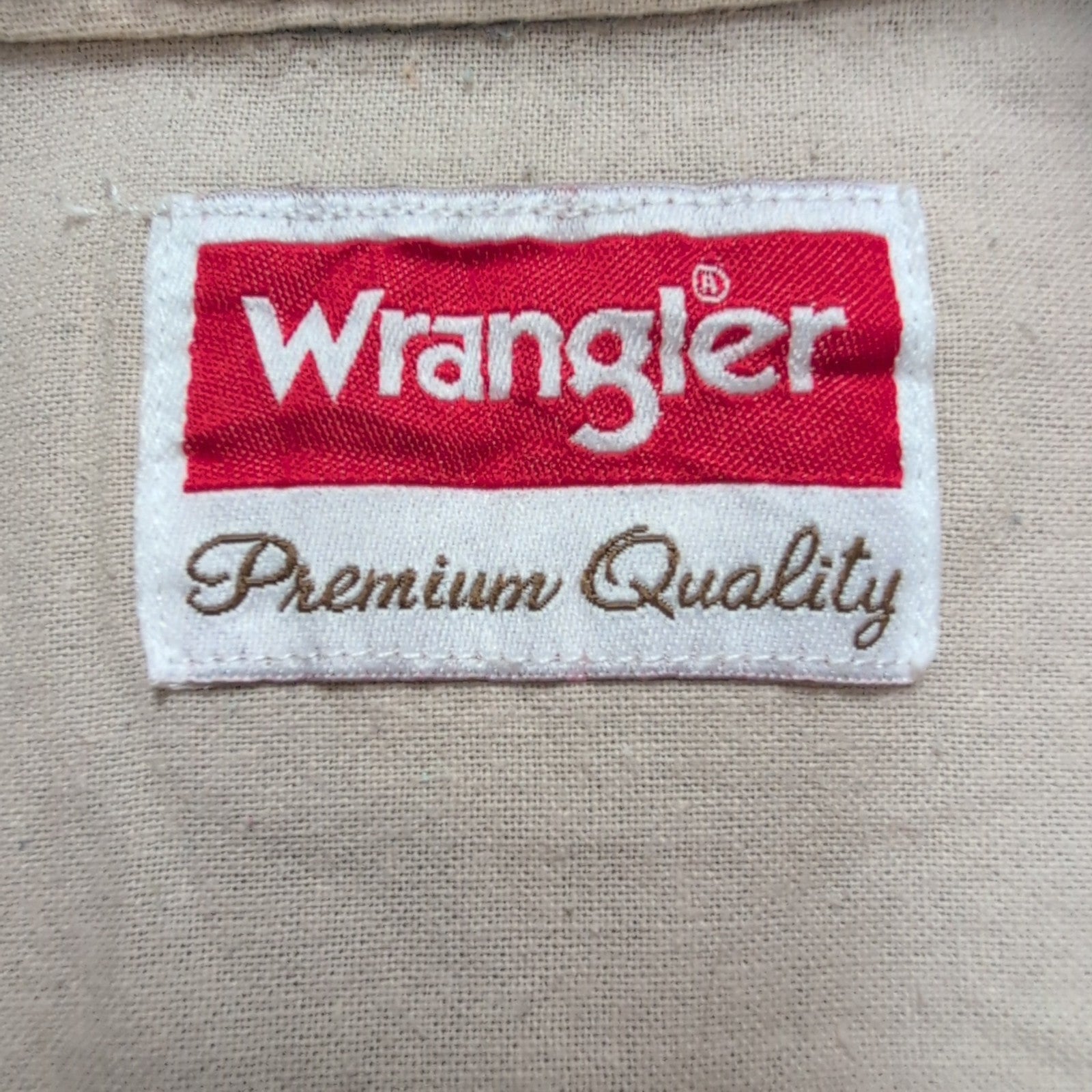 Chemise Wrangler Manche Courte Vert Pâle Unie Taille XL Deux Poches
