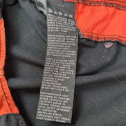 Chemise Harley Davidson L Noire Orange Flamme Brodée Dos 100% Coton