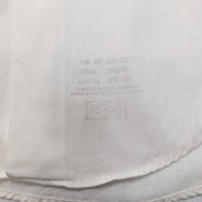 Manhattan Chemise Vintage Blanche Unie Manches Longues Homme Taille L