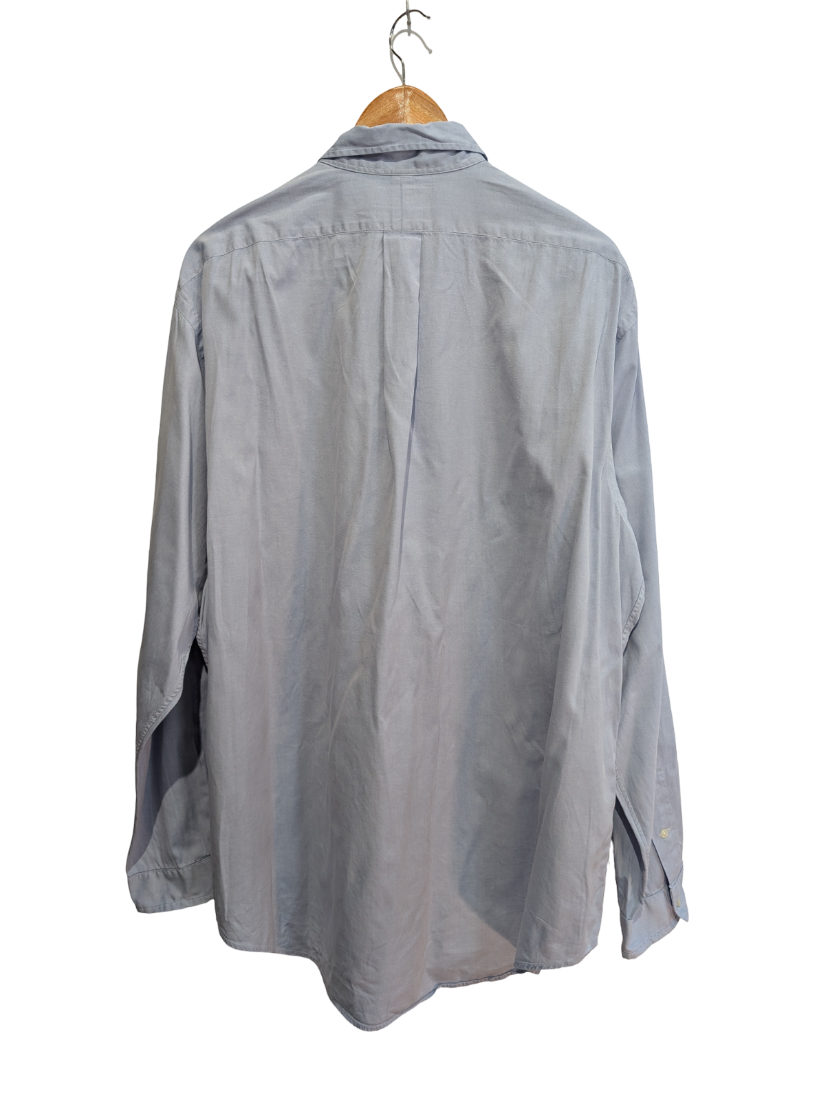 Chemise Polo Ralph Lauren bleue ciel logo marron taille XL #2517