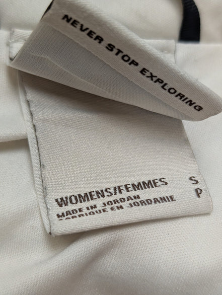 Veste The North Face Matelassée Blanc Cassé Femme Capuche - Taille S